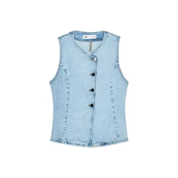 ZARA Tank Top Women's Light Blue