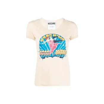 MOSCHINO T Shirts Women's Beige