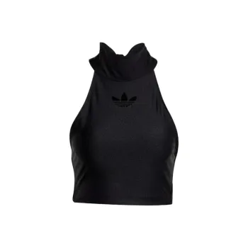 Adidas Originals Tie Neck Crop Top