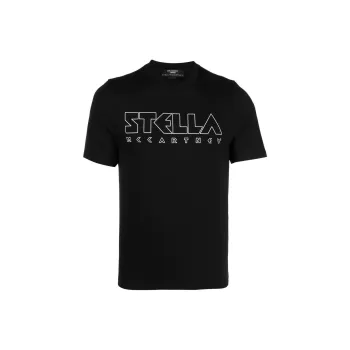 Stella McCartney Logo Printed Crewneck T Shirt