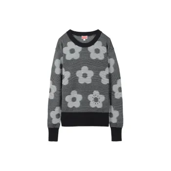 KENZO Flower Spot jacquard Cotton Jumper