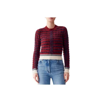 CHANEL Sweaters Women's Red