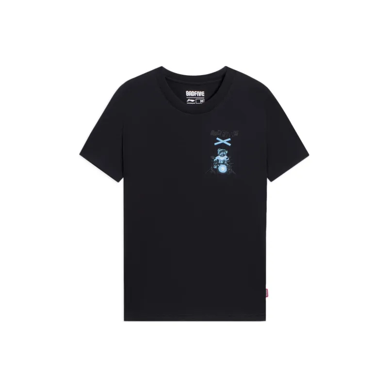 LiNing Badfive T Shirt Women's Black-0
