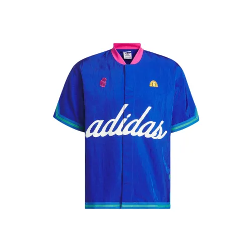 Adidas Originals HOOP YORK CITY WARM UP TOP Basketball Jerseys Unisex Blue
