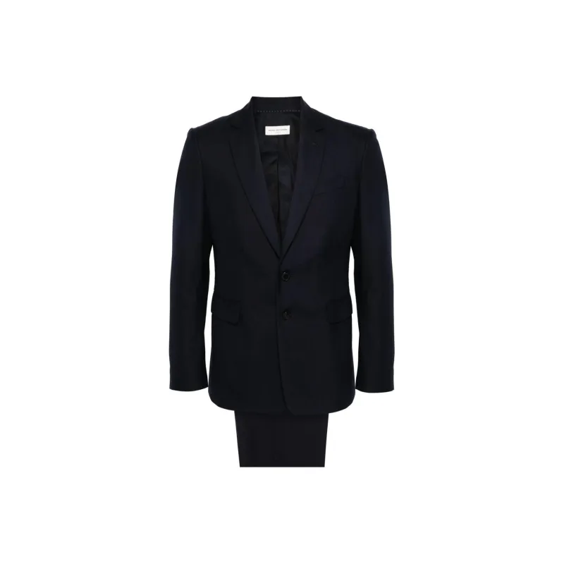 DRIES VAN NOTEN Business Suit Men's Navy Blue-0