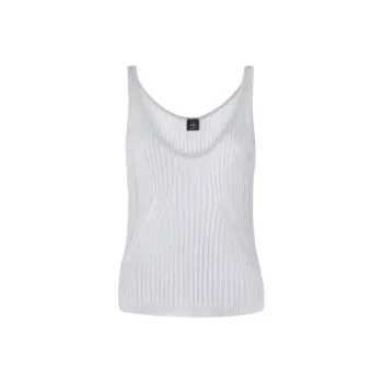 PINKO Rib knit Tank Top