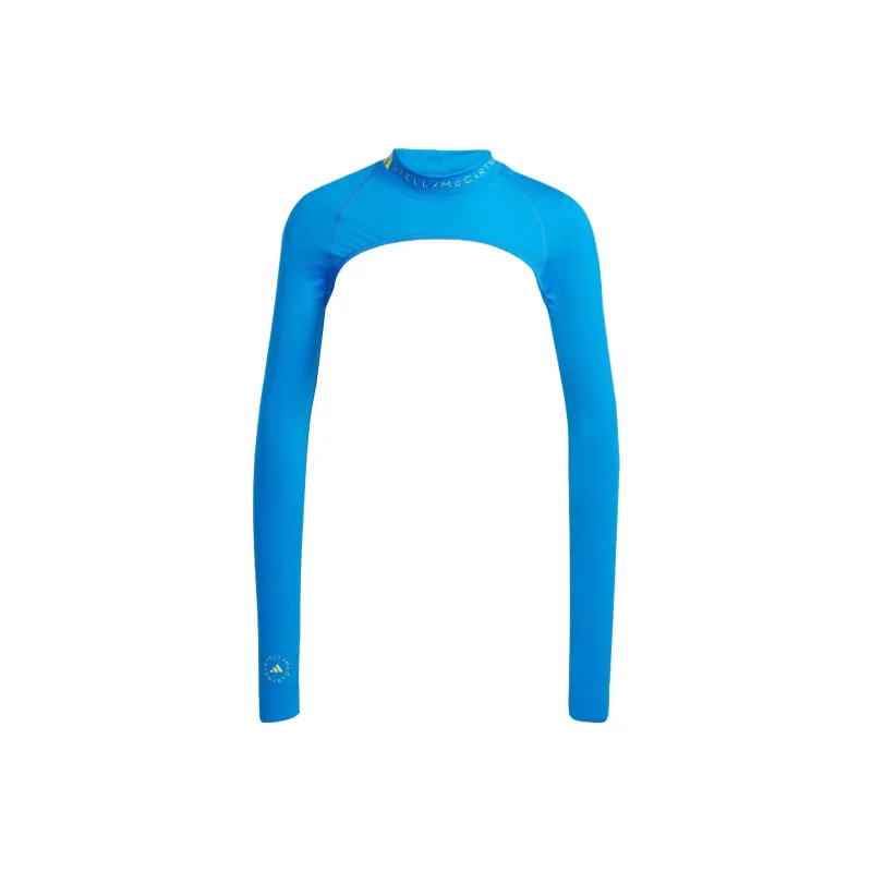 Adidas Stella McCartneyAEROREADY Crop Tops Women's Blue-0