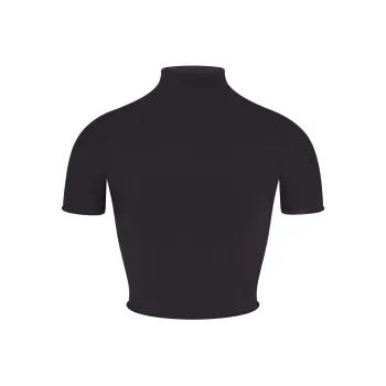 SKIMS SS24 Regular T-Shirt Women's Onyx/Black Agate