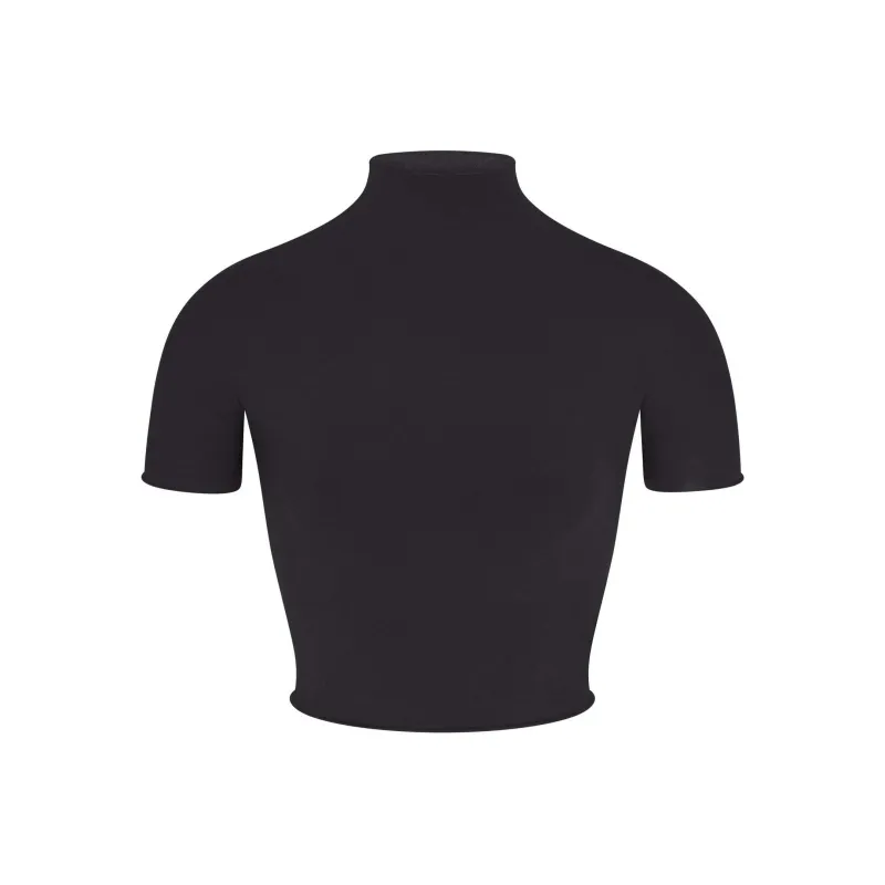 SKIMS SS24 Regular T Shirt Women's ONYX/Onyx Color-0