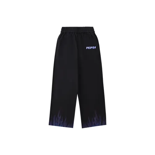 Pepsi X D.Desirable PEPSI Co-branded Edition Sports Pants Unisex Black