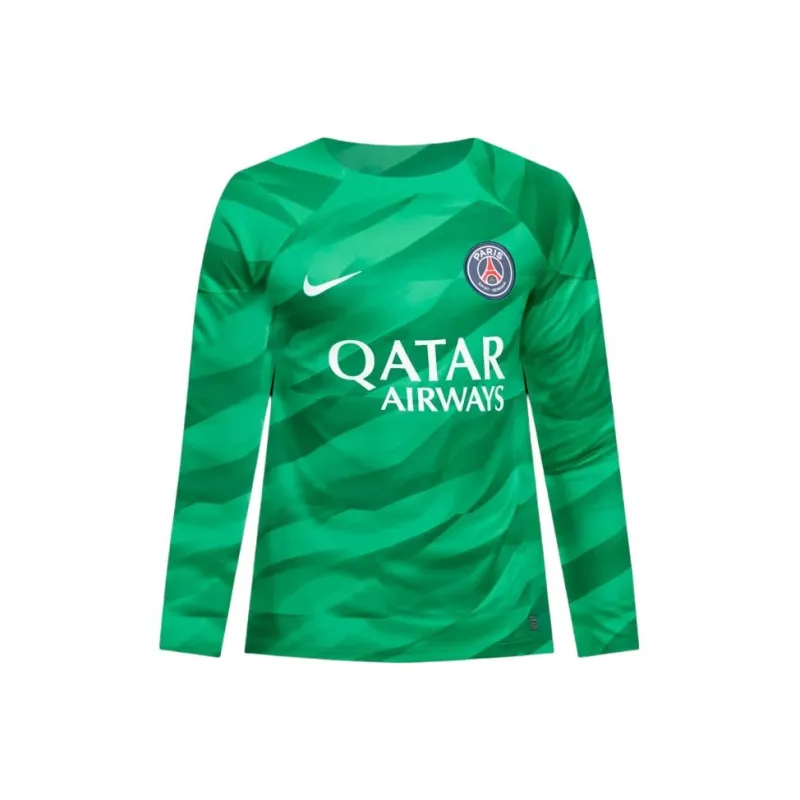 Nike Paris Saint-Germain 2023/24 Stadium Goalkeeper Soccer Jerseys Men's Stadium Green/Stadium Green/Malachite/White-0