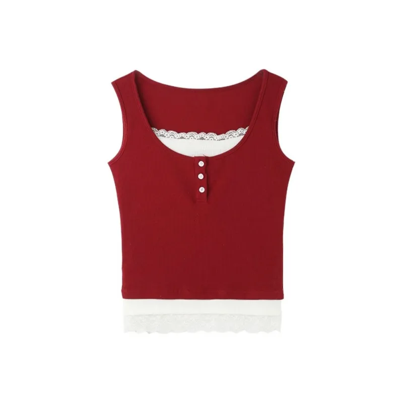 BEAUTIFUL CONFESSION Tank Top Women's Red-0
