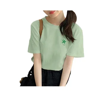 Weixi T-Shirt Women's Light Pea Green