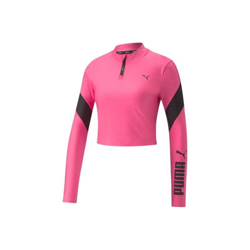 PUMA Crop Tops Women's Pink-0