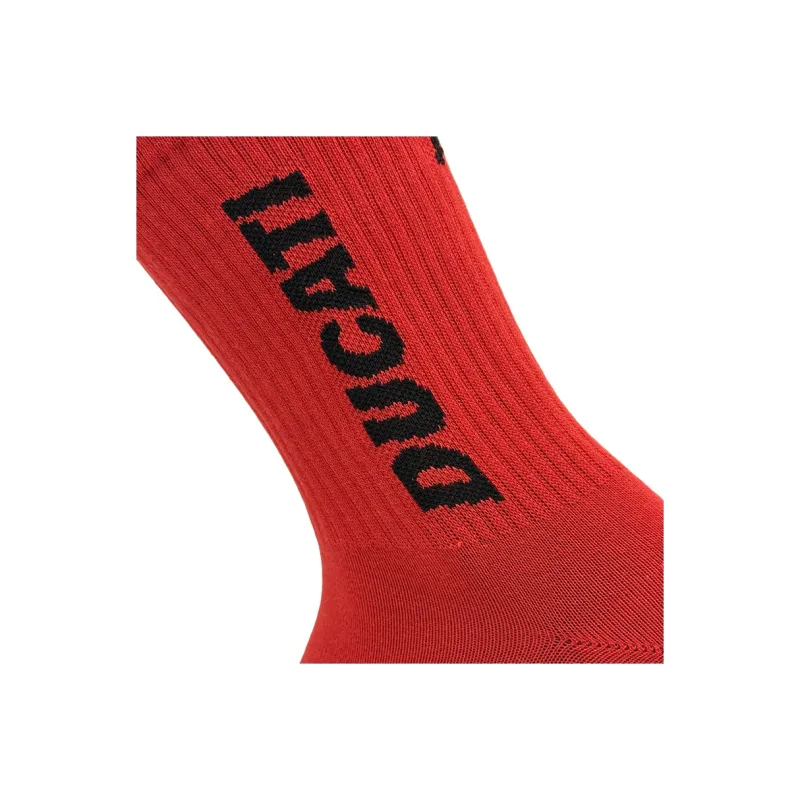 Topaz x Ducati Mid Calf Socks Unisex Combo Set Red-2