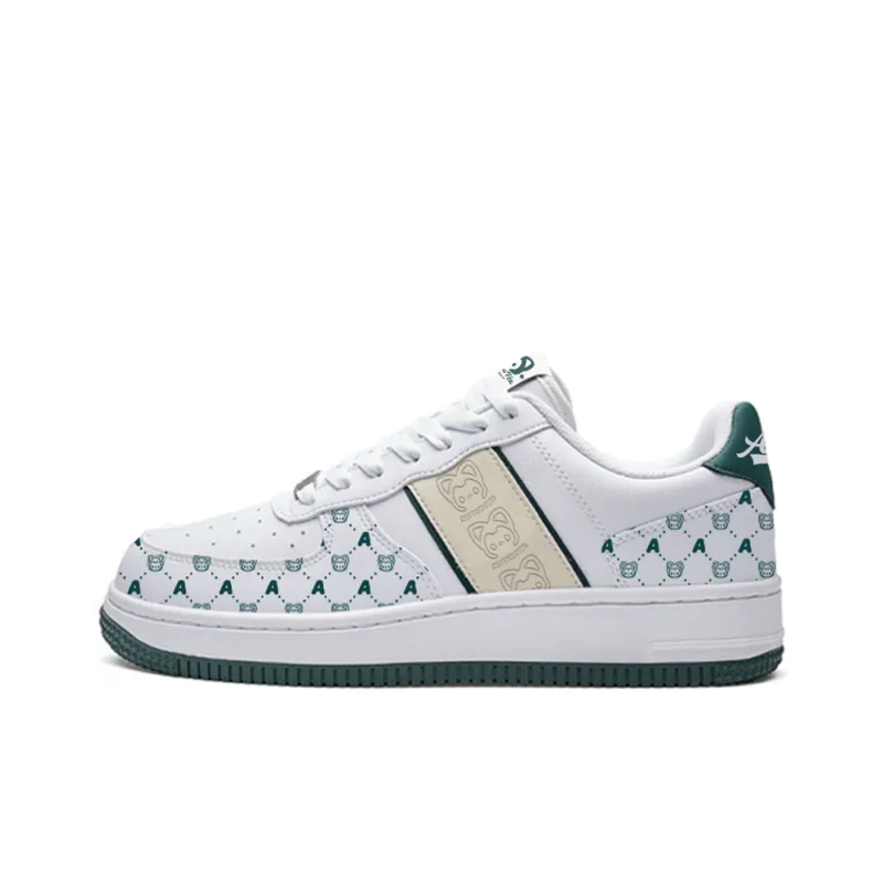 ALI THE FOX Skateboard Shoes Unisex Low Top Milk Tea Powder/Iceberg Blue-33