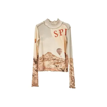 PUBLIC TOKYO Long Sleeved T Shirts Women's Blue