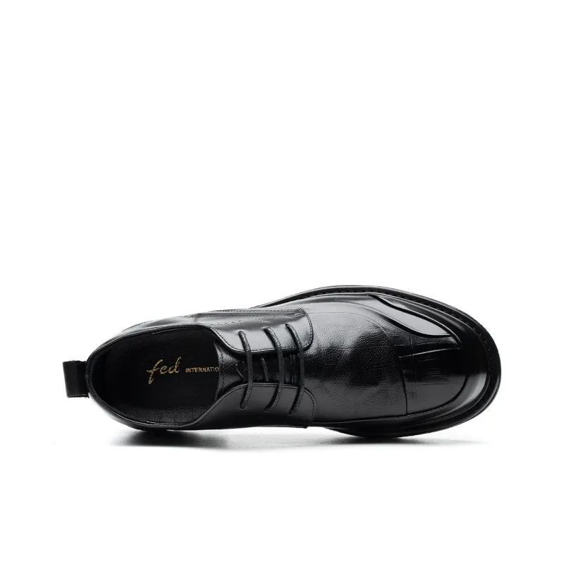 FED Dress Shoes Men Low Top-4