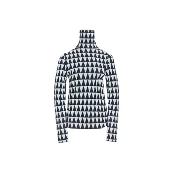 BESIONIA FW23 Sweater Women's Black White Plaid