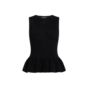 KARL LAGERFELD / Karl Lagerfeld Jeans Peplum Top