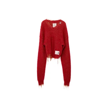 Maison Mihara Yasuhiro FW24 Sweater Women's Red