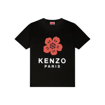 KENZO Logo Printed Crewneck T Shirt
