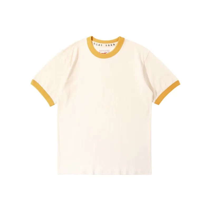 ZHONGBANGJICHU Drop Shoulder Sleeve T Shirt Unisex-1