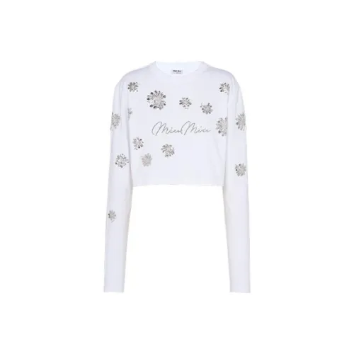 MIU MIU SS22 T Schwarz Women's White