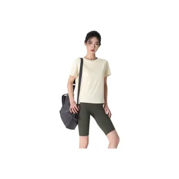 Urban Beauty T-Shirt Women's Cream Yellow