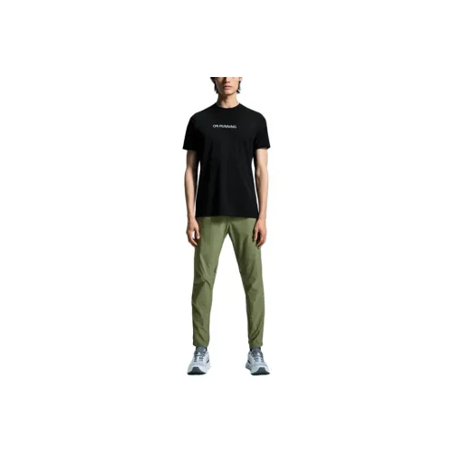 On Core Pants Athletic Trousers Men's Tiga Forest Green