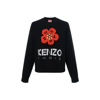 KENZO Boke Flower motif Wool Jumper