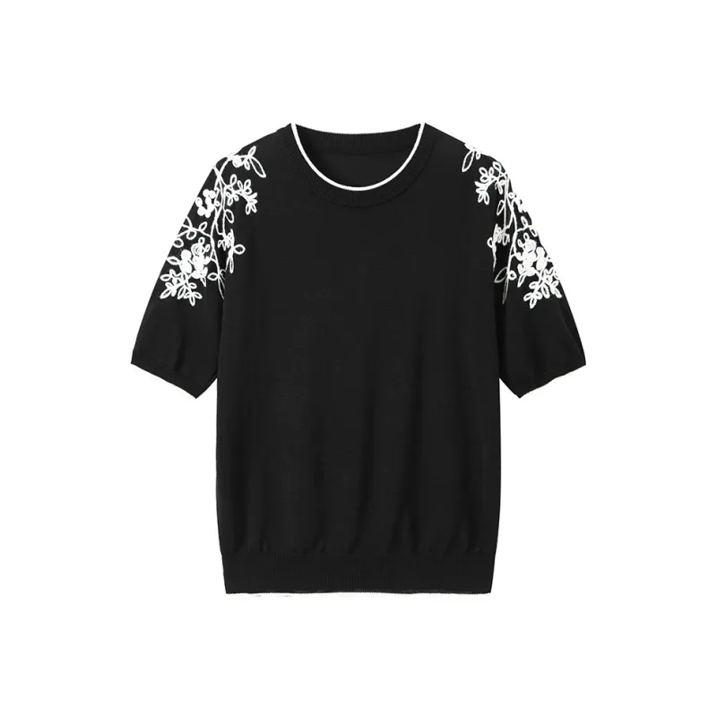 Korean Style Regular T Shirt Women's-2