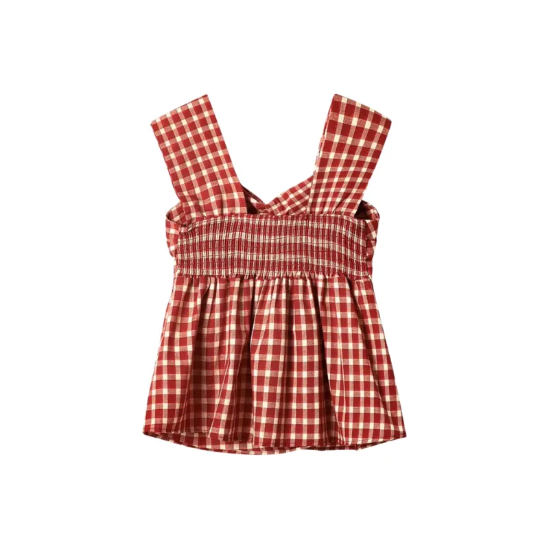 MTHE Tank Top Women's Red Plaid-7