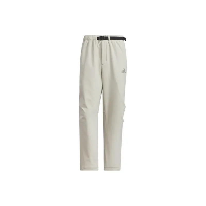 Adidas FW24 Athletic Trousers Men's Light Sesame Earth Gray-0