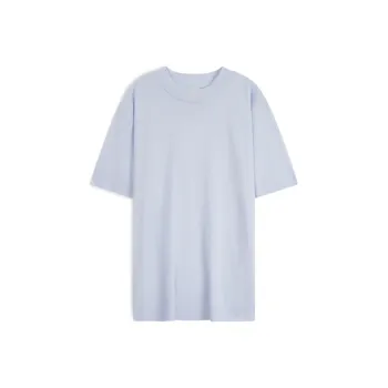 CALVIN KLEIN Drop Shoulder Sleeve T Shirt Women's AY9 Misty Blue