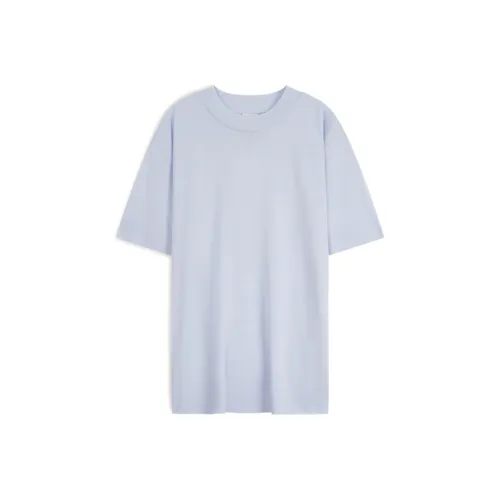 CALVIN KLEIN Drop Shoulder Sleeve T Shirt Women's AY9 Misty Blue