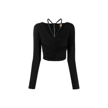 VERSACE Long Sleeve Top 'Black'