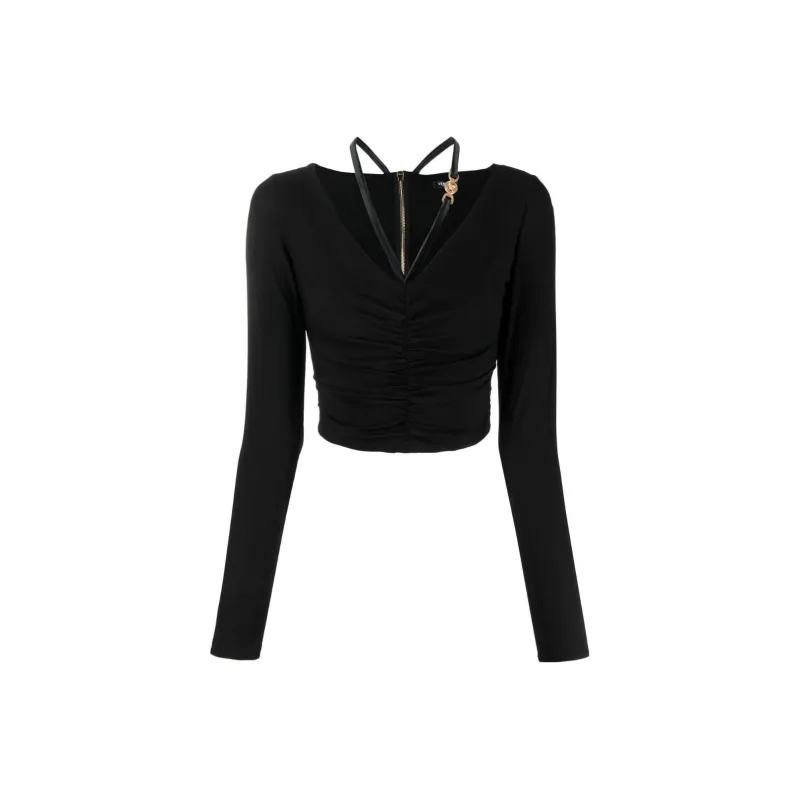 VERSACE Long Sleeve Top 'Black'-0