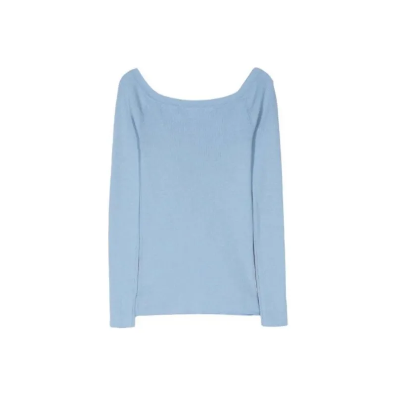 PAROSH Sweater Women's Light Blue-0