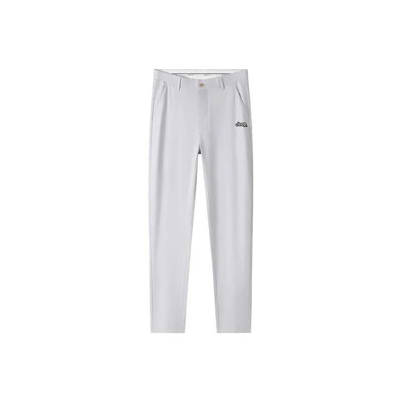 Jeep Individual Lightweight Breathable Lace Up Casual Pants Unisex-0