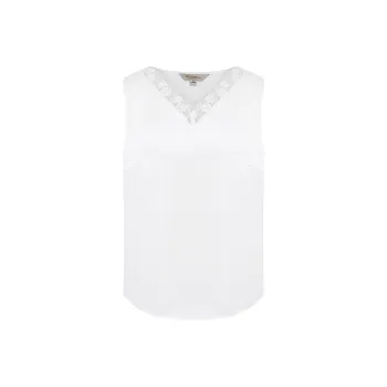 BBLLUUEE Tank Top Women's Crescent White