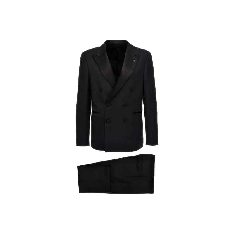 Tagliatore Double Breasted Two Piece Suit Set-0