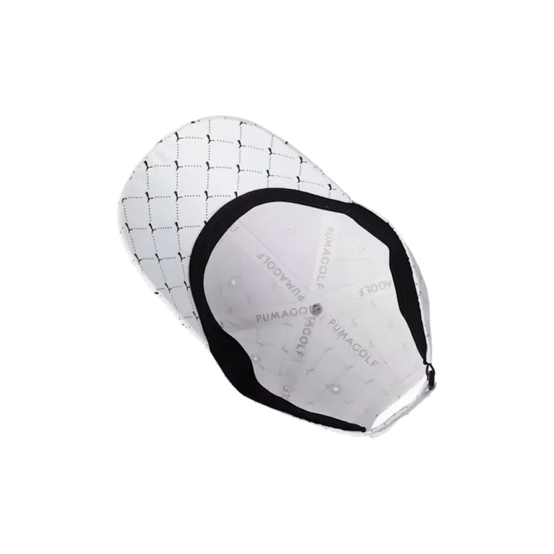 PUMA Polyester Baseball Caps Unisex White-2