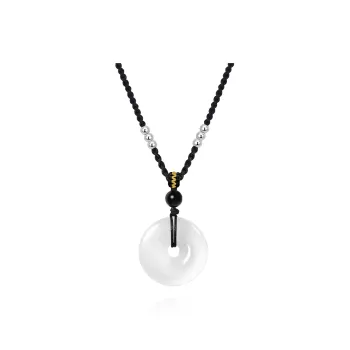 Master Kim Chalcedony Jade Necklaces Unisex