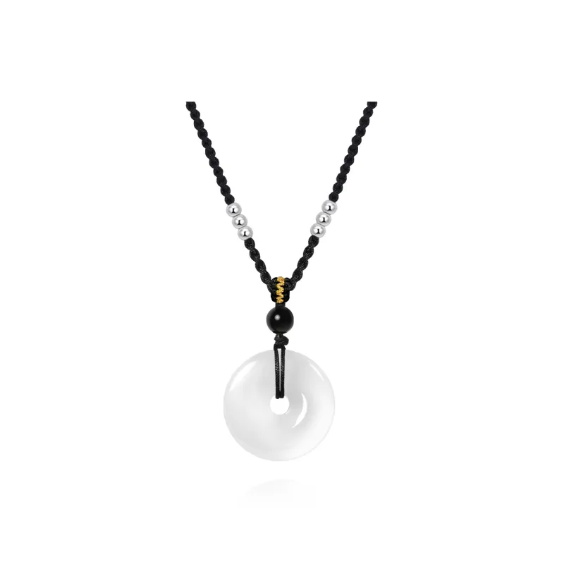 Master Kim Chalcedony Jade Necklaces Unisex-0