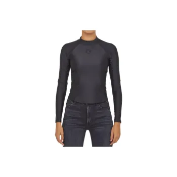 Marine Serre Logo embossed Stretch Top