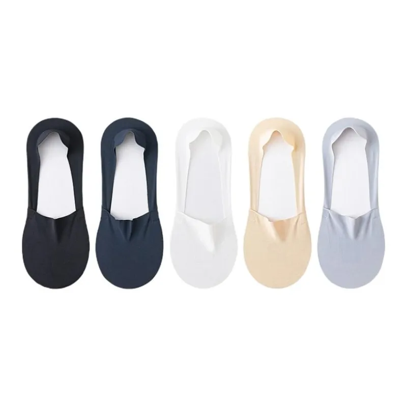 H YXIANG No Show Socks Unisex 5 Pack-6