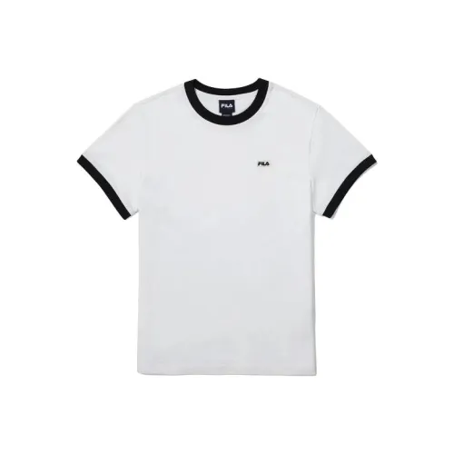 FILA Set in Sleeve T Shirt Women's White