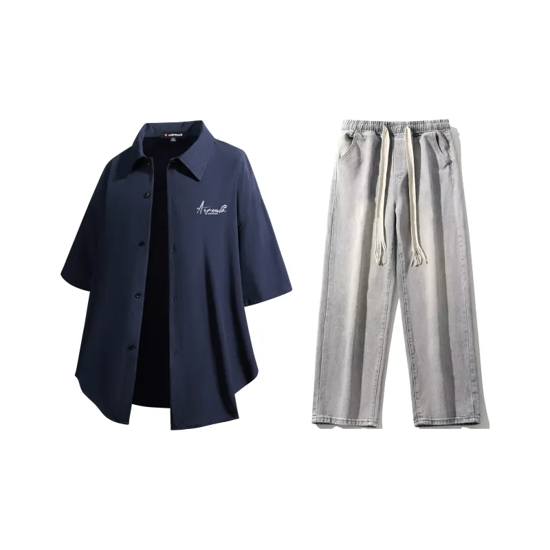 Airwalk Shirt Matching Set Unisex-49