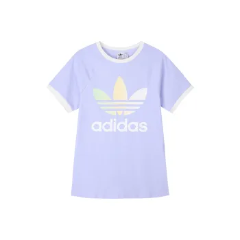 Adidas Originals Set in Sleeve T Shirt Women's Light Purple